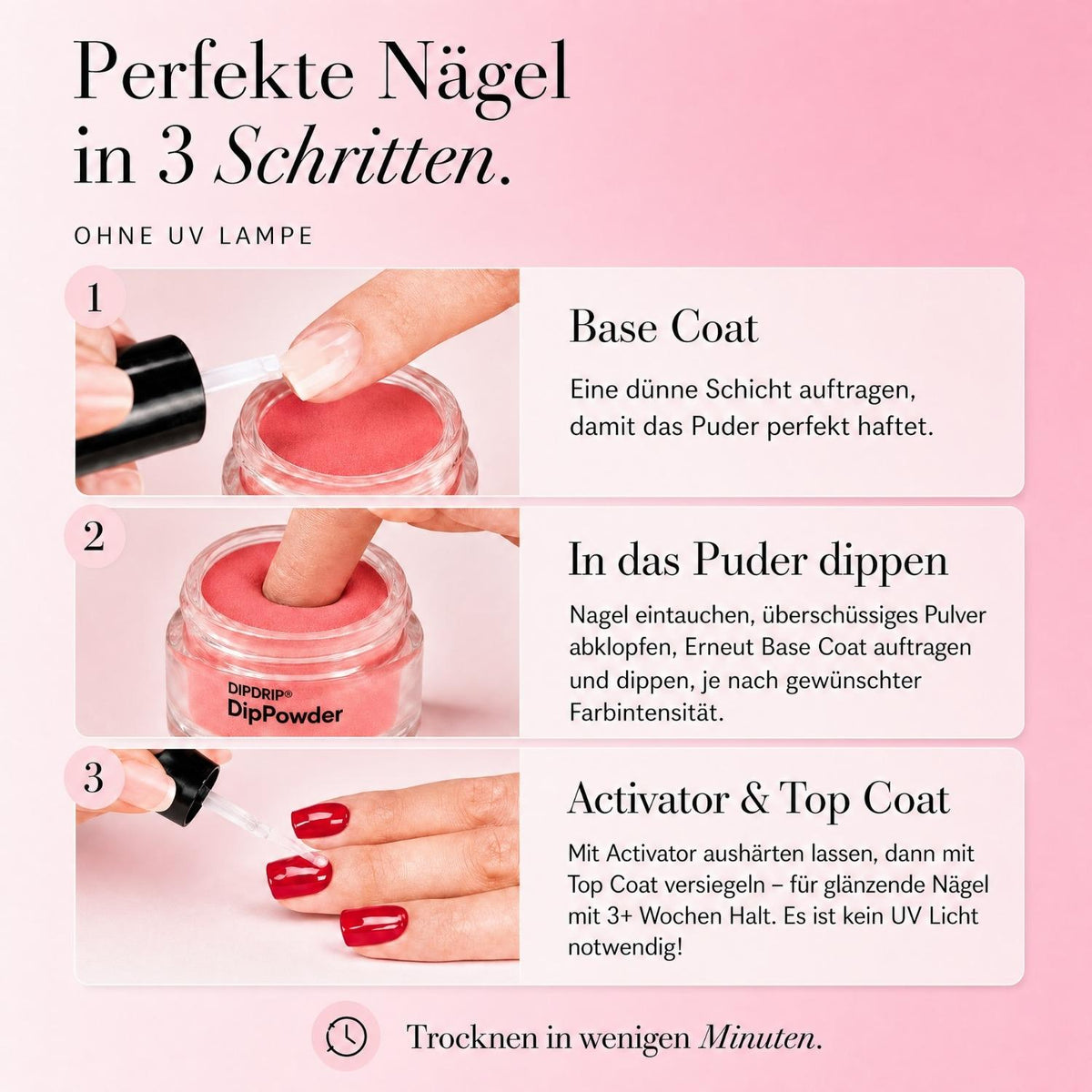 4 Wunschfarben - Dipping Powder