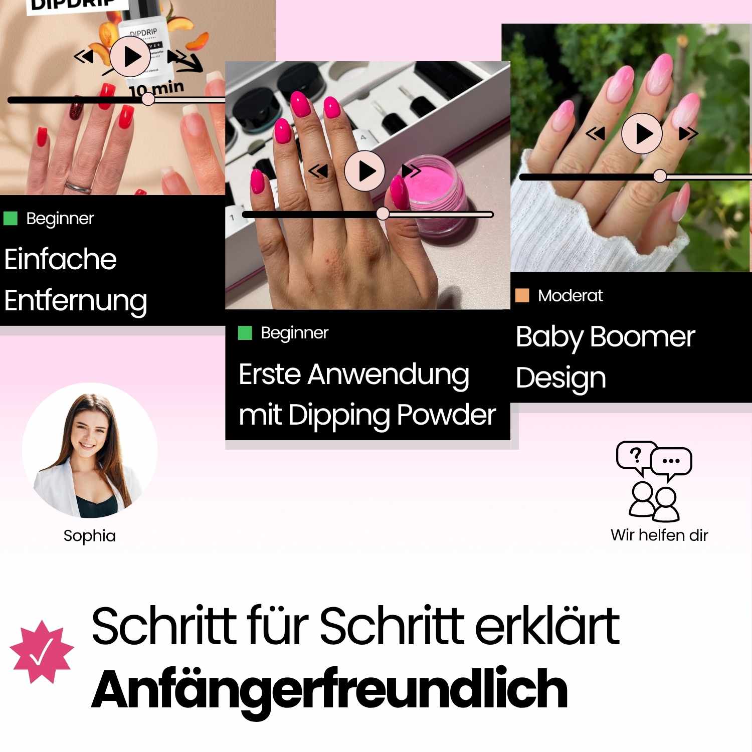 6 Wunschfarben - Dipping Powder