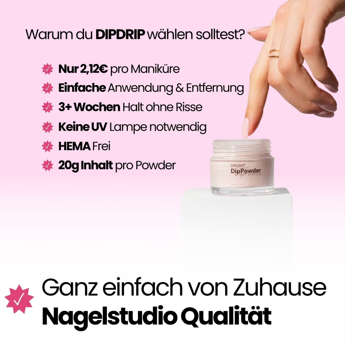 Salmon Coral - DIPDRIP® Dipping Powder