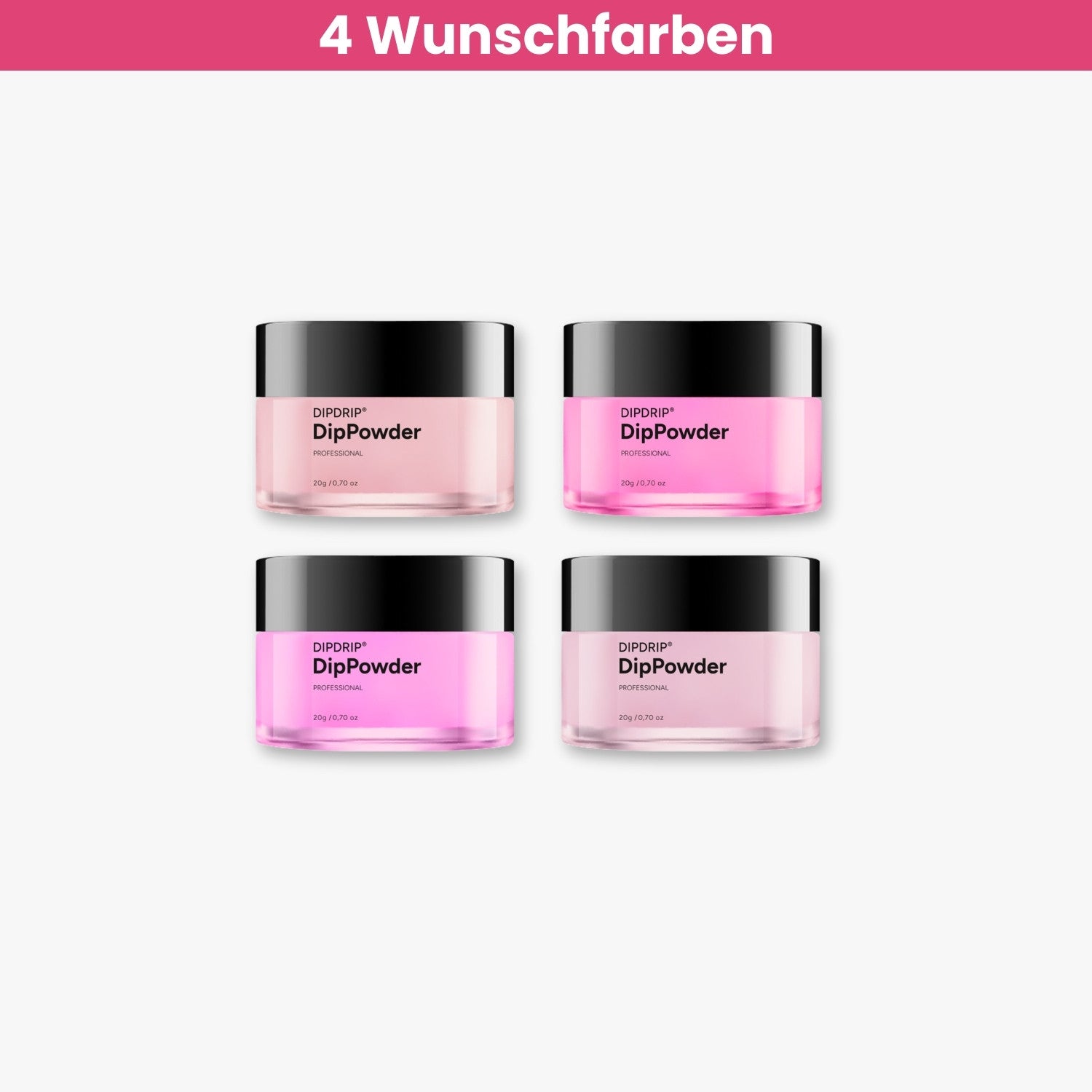 4 Wunschfarben - Dipping Powder
