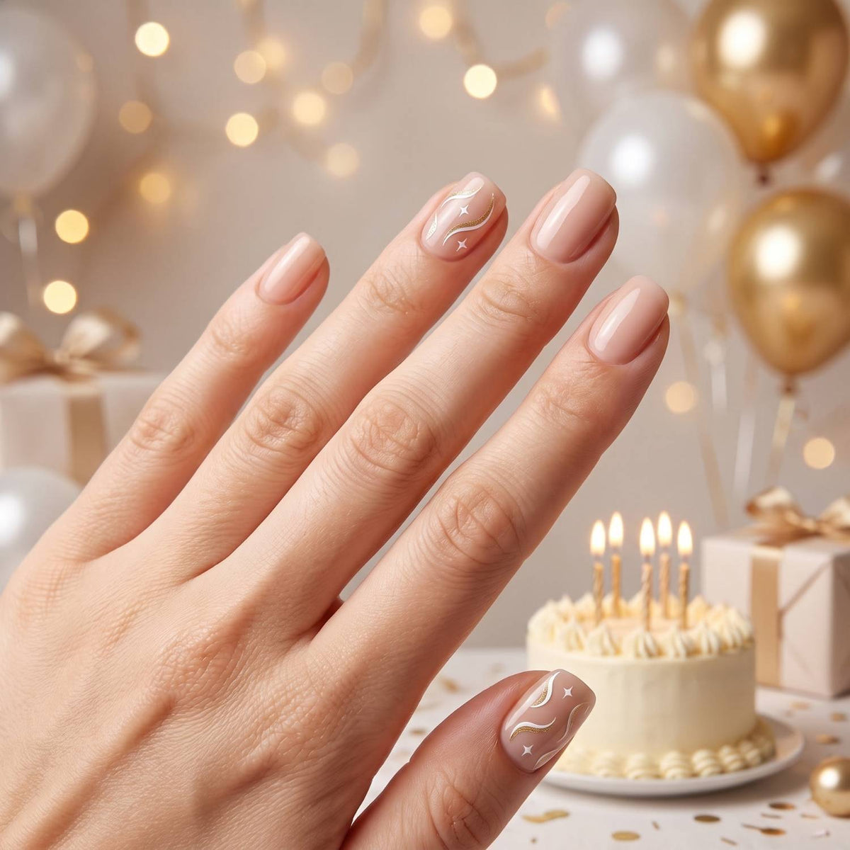 Birthday Nagelsticker