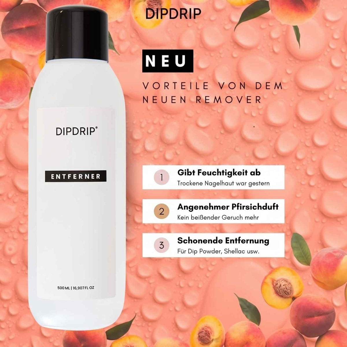Remover Flüssigkeit 500ml - Dipping Powder