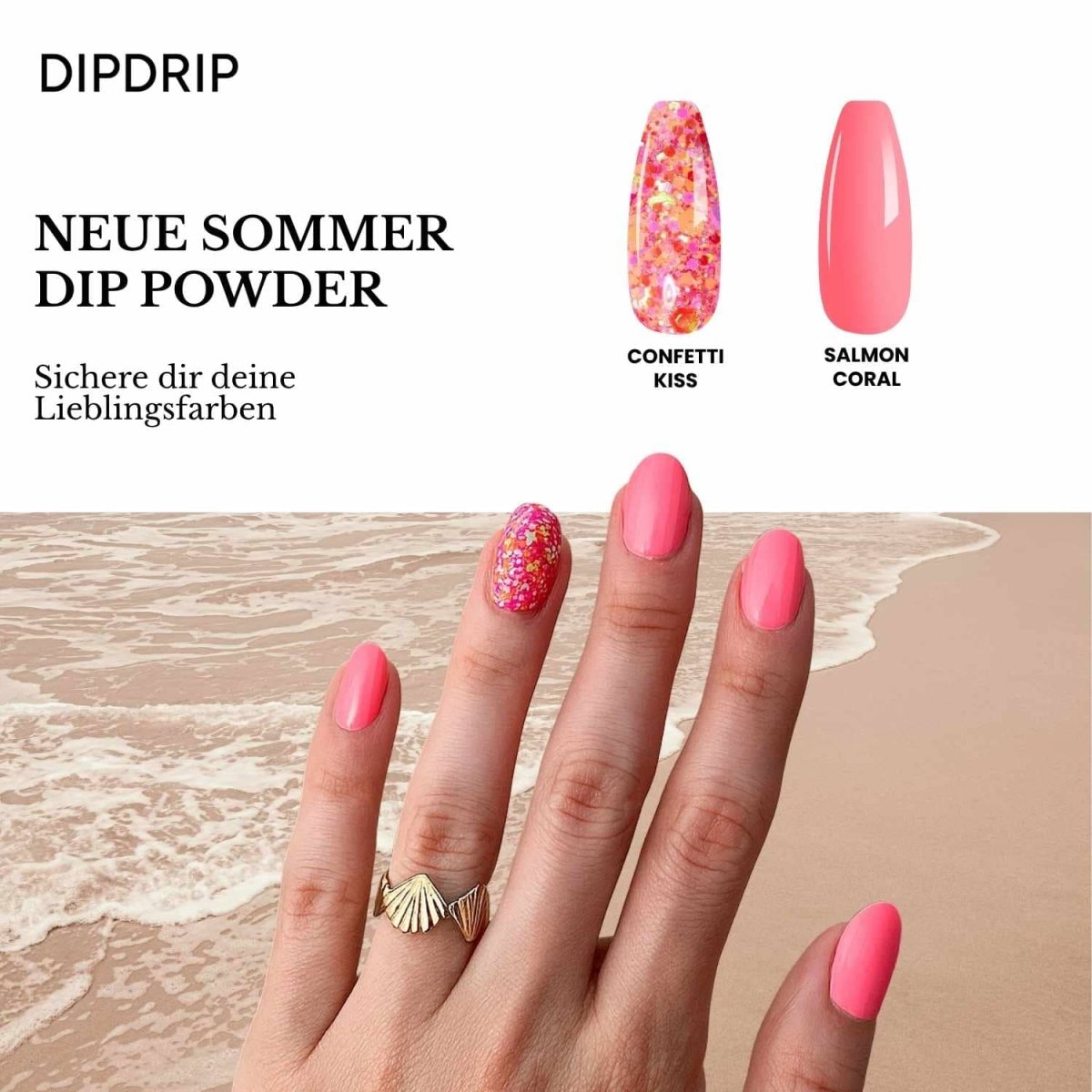 Salmon Coral - DIPDRIP® Dipping Powder