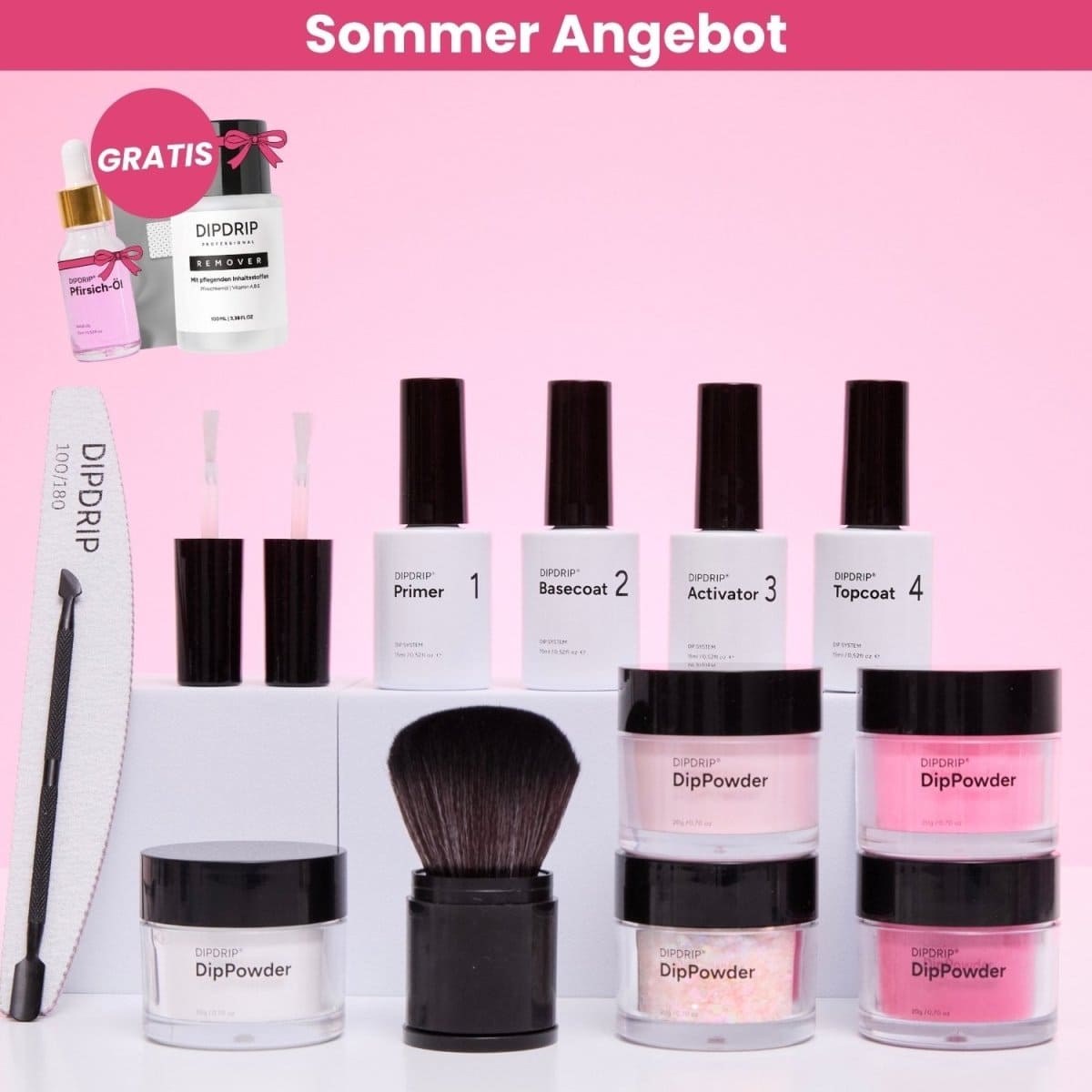 Dipping Powder Starter Set für perfekte Nägel zu Hause – DIPDRIP